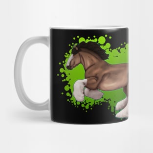 Shire Horse Brown Mug